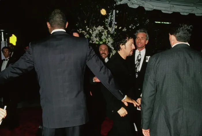 Framed Print : Bruce Springsteen Attends 36th Annual Grammy Awards After Party Framed Print : Bruce Springsteen Attends 36th Annual Grammy Awards After Party