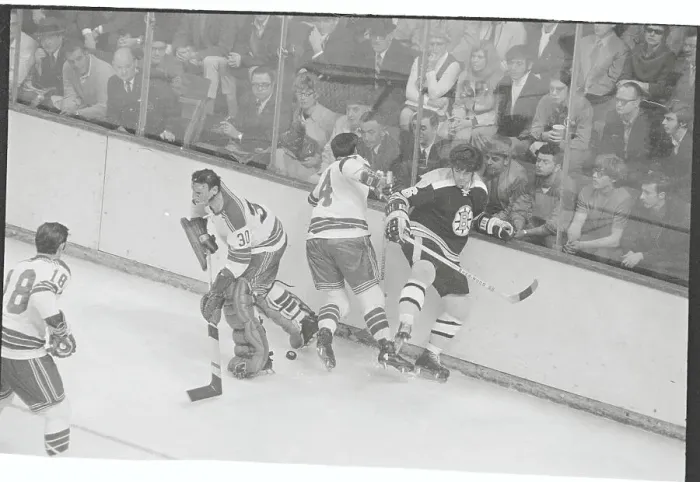 Framed Print : Bruins and Rangers in Hockey Action Framed Print : Bruins and Rangers in Hockey Action