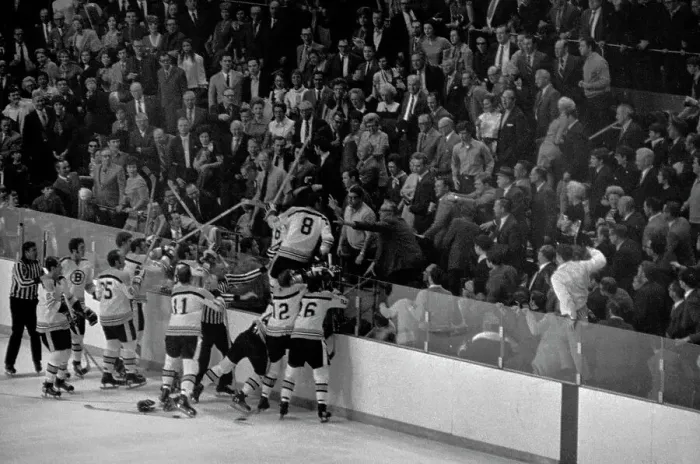 Framed Print : Bruins Vs Blues Ice Hockey Fight Framed Print : Bruins Vs Blues Ice Hockey Fight