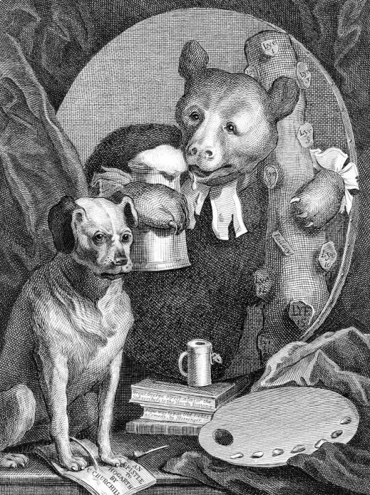 Framed Print : The Bruiser, Charles Churchill, by Hogarth Framed Print : The Bruiser, Charles Churchill, by Hogarth