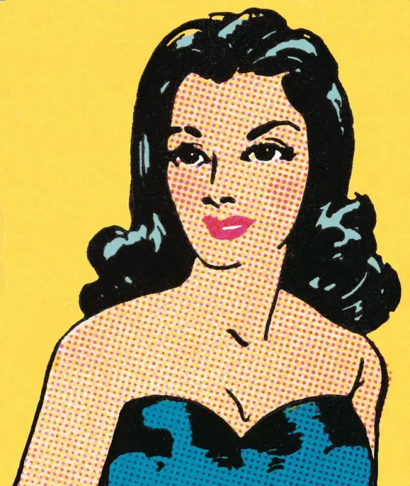 Framed Print : Brunette. http: /  / csaimages.com / images / istockprofile / csa_vector_dsp.jpg