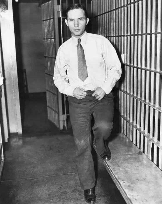 Framed Print : Bruno Hauptman in Jail After Verdict Framed Print : Bruno Hauptman in Jail After Verdict