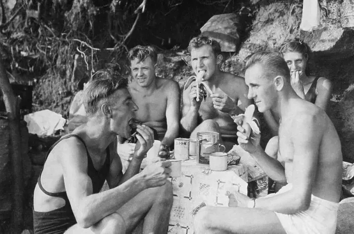 Framed Print : Bruno Hauptmann Picnicking with Friends Framed Print : Bruno Hauptmann Picnicking with Friends