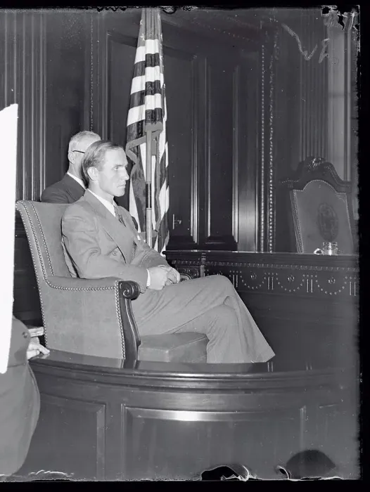 Framed Print : Bruno Richard Hauptman Sitting in Court Framed Print : Bruno Richard Hauptman Sitting in Court
