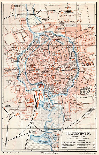 Brunswick city map 1895