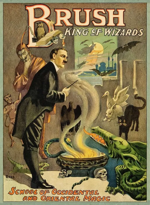 Framed Print : Brush King of Wizards Framed Print : Brush King of Wizards