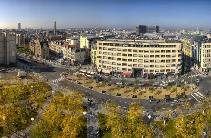 Framed Print : Brussels Panorama