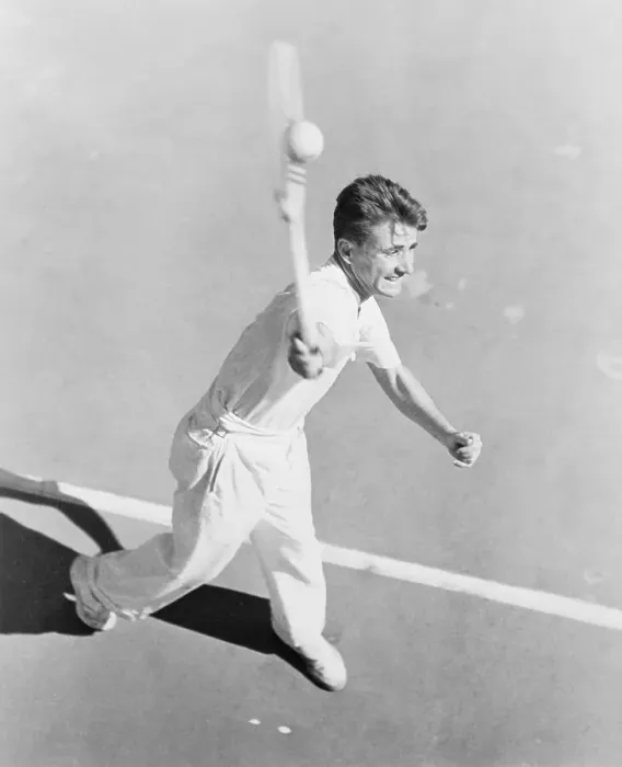 Framed Print : Bryan M. Grant in Tennis Action Framed Print : Bryan M. Grant in Tennis Action