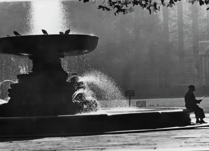 Framed Print : Bryant Park Fountain Framed Print : Bryant Park Fountain