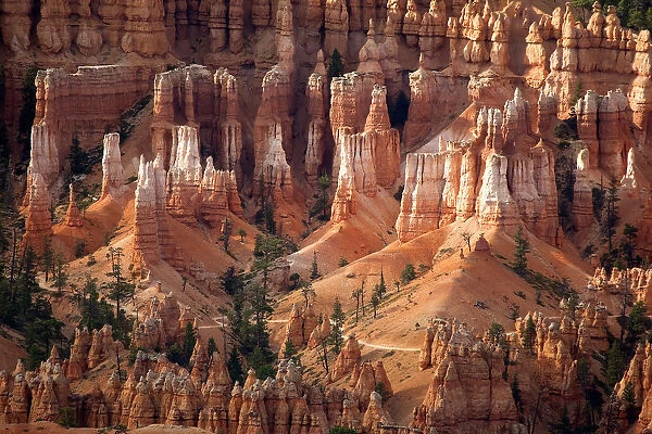 bryce amphitheater, bryce canyon national park, climatology, color image, colour image