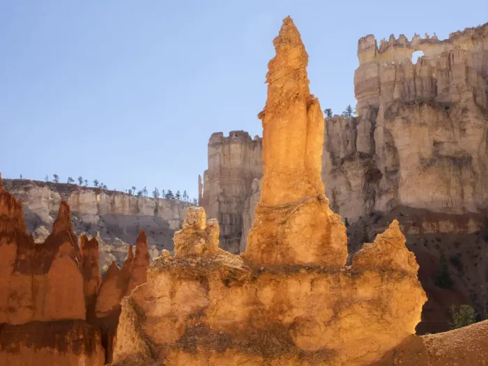 Framed Print : Bryce Canyon and Hoodoos along Peekaboo Loop Trail, Bryce Canyon National Park, Utah, USA