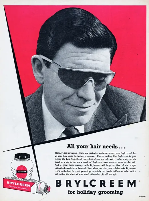 Framed Print : Brylcreem. 1955: Advertisement for Brylcreem Original Publication