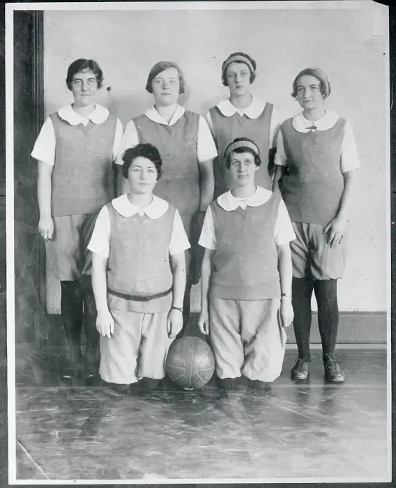 Framed Print : Bryn Mawr Basketball Team Framed Print : Bryn Mawr Basketball Team