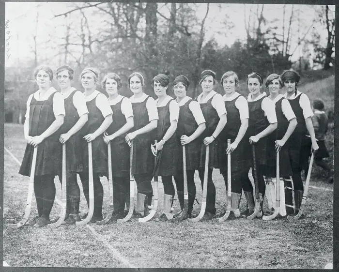 Framed Print : Bryn Mawr Hockey Squad Framed Print : Bryn Mawr Hockey Squad