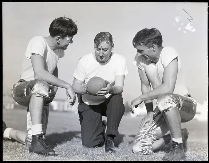Framed Print : Buckeye Players and Coach Framed Print : Buckeye Players and Coach