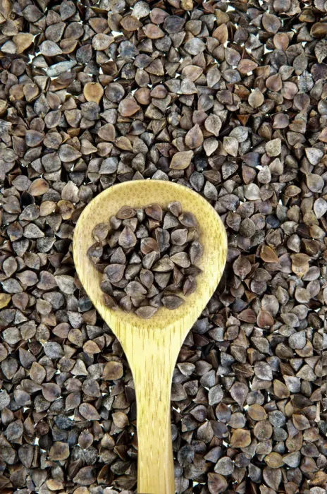 Framed Print : Buckwheat and a spoon Framed Print : Buckwheat and a spoon