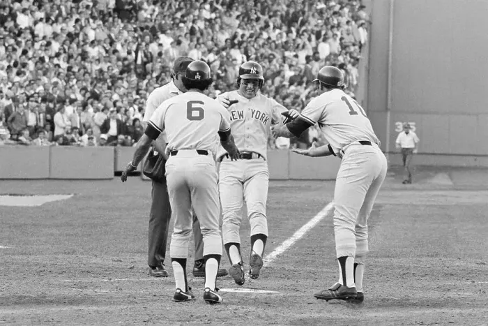 Framed Print : Bucky Dent Jumping on Home Plate Framed Print : Bucky Dent Jumping on Home Plate