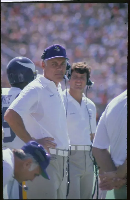 Framed Print : Bud Grant Observing Game Framed Print : Bud Grant Observing Game