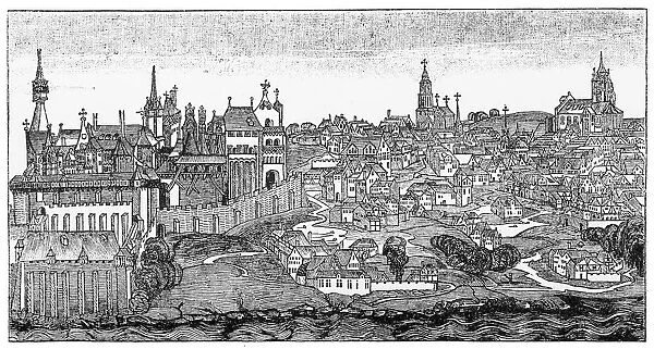 Buda 1470. Illustartion of a Buda 1470