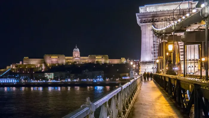 Framed Print : Buda Castle near danube river, Budapest, Hungary