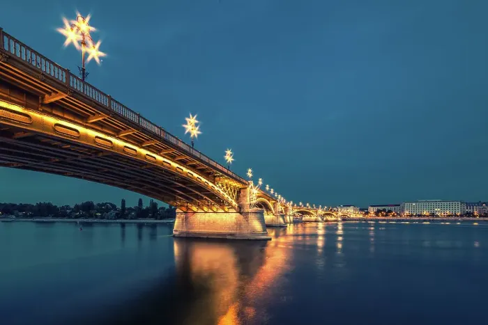 Framed Print : Budapest bridge
