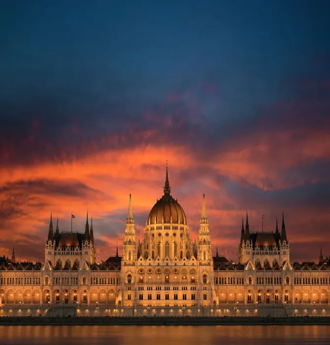Framed Print : Budapest citycape in sunset Framed Print : Budapest citycape in sunset