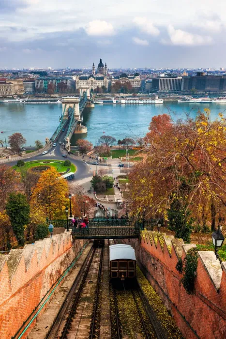 Framed Print : Budapest - Climbing Castle Hill