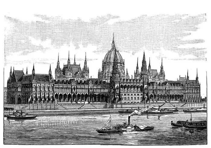 Framed Print : Budapest a Hungarian Parliament Framed Print : Budapest a Hungarian Parliament