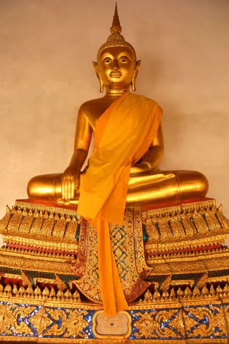 Framed Print : Buddha in Wat Mahathat, Bangkok Framed Print : Buddha in Wat Mahathat, Bangkok