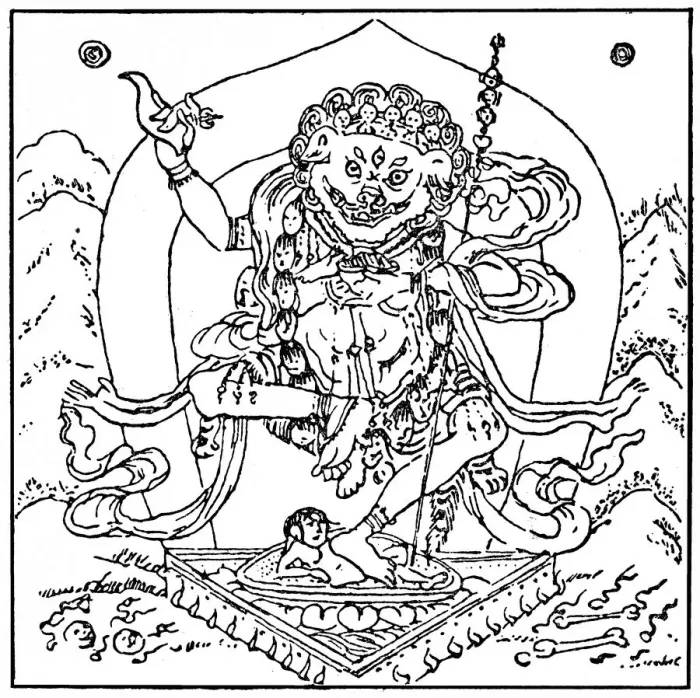 Framed Print : Buddha. illustration of a Buddha Framed Print : Buddha. illustration of a Buddha