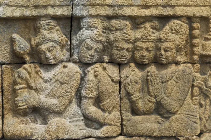 Framed Print : Buddha statues carved in Buddhist Temple Framed Print : Buddha statues carved in Buddhist Temple
