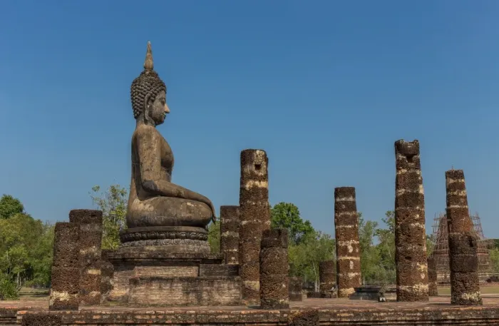 Framed Print : Buddha at Sukhothai