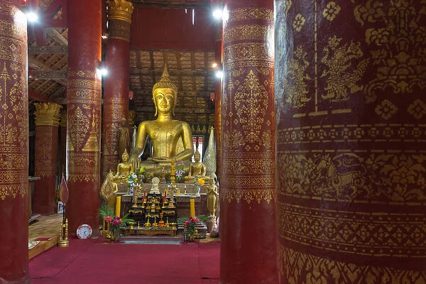 Buddha in Wat Pak Khan, Luang Prabang, Laos