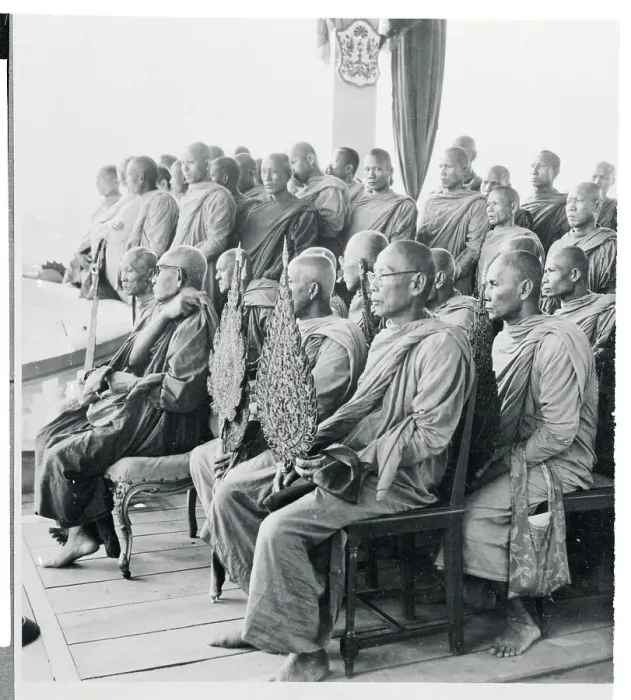 Framed Print : Buddhist Monks Praying Framed Print : Buddhist Monks Praying
