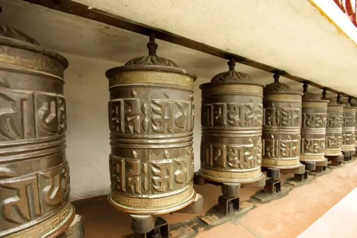 Framed Print : Buddhist prayer wheels on the exterior wall of the Swayambhunath Stupa Temple, also called Monkey Temple, Kathmandu, Nepal, Asia Framed Print : Buddhist prayer wheels on the exterior wall of the Swayambhunath Stupa Temple, also called Monkey Temple, Kathmandu, Nepal, Asia