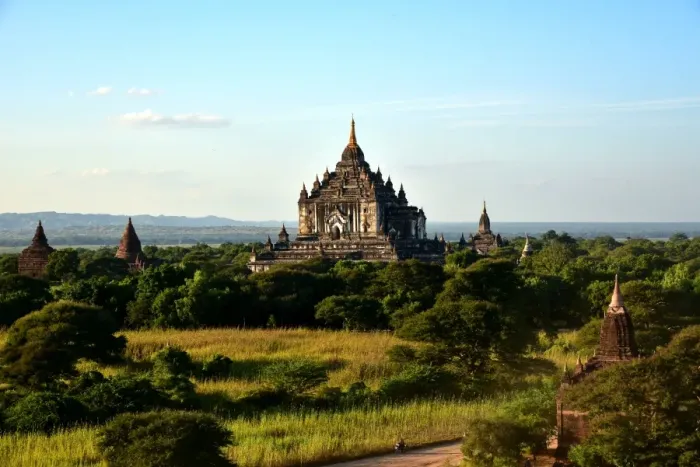 Framed Print : Buddhist temple Bagan Myanmar Framed Print : Buddhist temple Bagan Myanmar