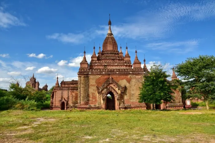 Framed Print : Buddhist temple inside Bagan unesco ruins Myanmar Framed Print : Buddhist temple inside Bagan unesco ruins Myanmar