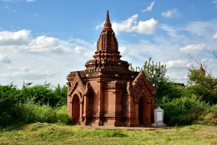 Framed Print : Buddhist temple inside Bagan unesco ruins Myanmar Framed Print : Buddhist temple inside Bagan unesco ruins Myanmar