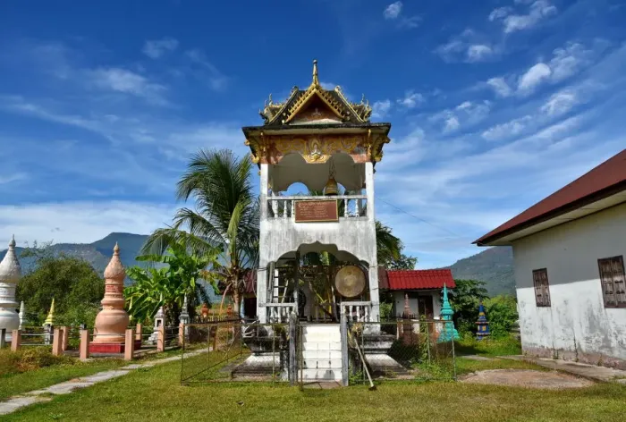 Framed Print : buddhist temple along Vat Phou champasak Lao, Asia Framed Print : buddhist temple along Vat Phou champasak Lao, Asia