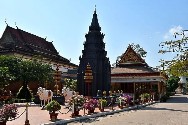 Buddhist temple Wat Preah Prom Rath Siem Reap Cambodia