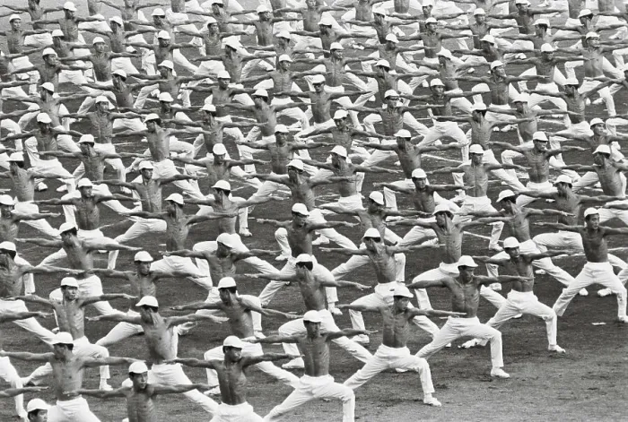 Framed Print : Buddhists Performing in Gymnastic Exhibition Framed Print : Buddhists Performing in Gymnastic Exhibition