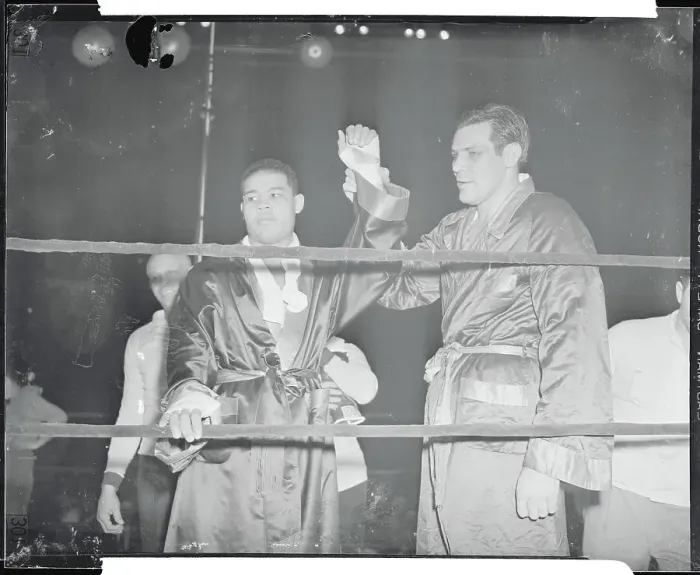 Framed Print : Buddy Baer and Joe Louis Framed Print : Buddy Baer and Joe Louis
