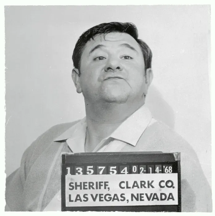 Framed Print : Buddy Hackett in Mug Shot Framed Print : Buddy Hackett in Mug Shot