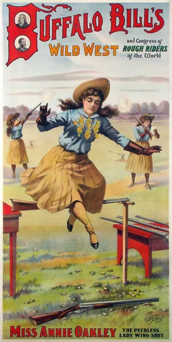 Framed Print : Buffalo Bills - Miss Annie Oakley Framed Print : Buffalo Bills - Miss Annie Oakley