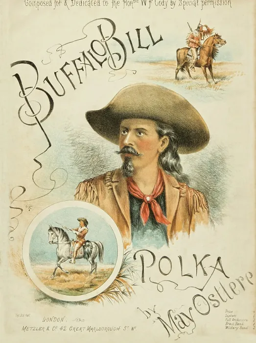 Framed Print : Buffalo Bill Polka Framed Print : Buffalo Bill Polka