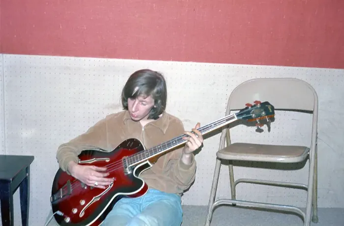 Framed Print : Buffalo Springfield Bassist Recording Framed Print : Buffalo Springfield Bassist Recording