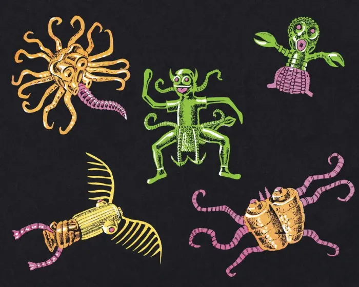 Framed Print : Bug Creatures Framed Print : Bug Creatures