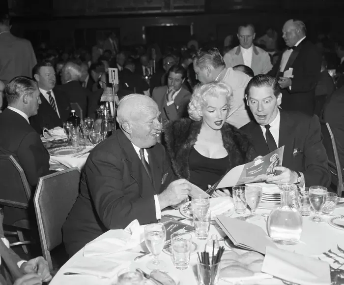 Framed Print : Bugs Baer, Marilyn Monroe, and Milton Berle Framed Print : Bugs Baer, Marilyn Monroe, and Milton Berle