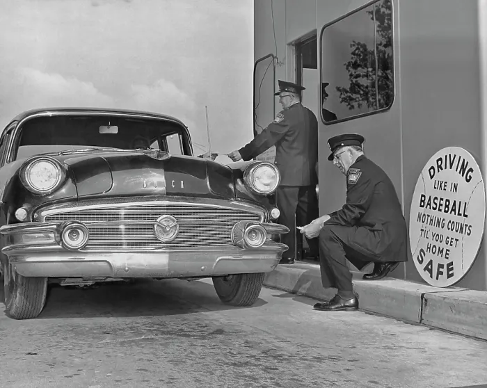 Framed Print : Buick At Toll Gate Framed Print : Buick At Toll Gate