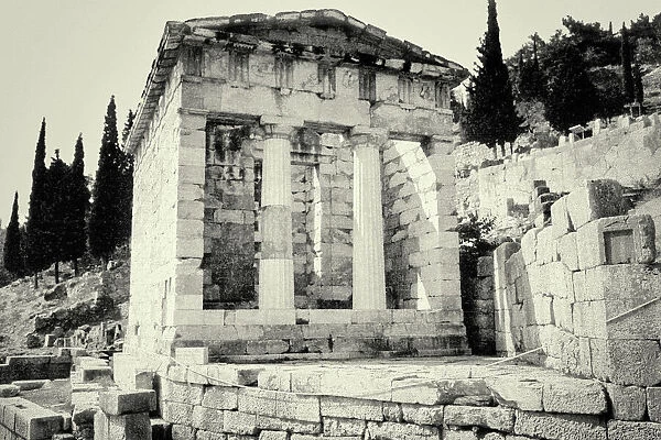 Building at the Archeological Site of Delphi